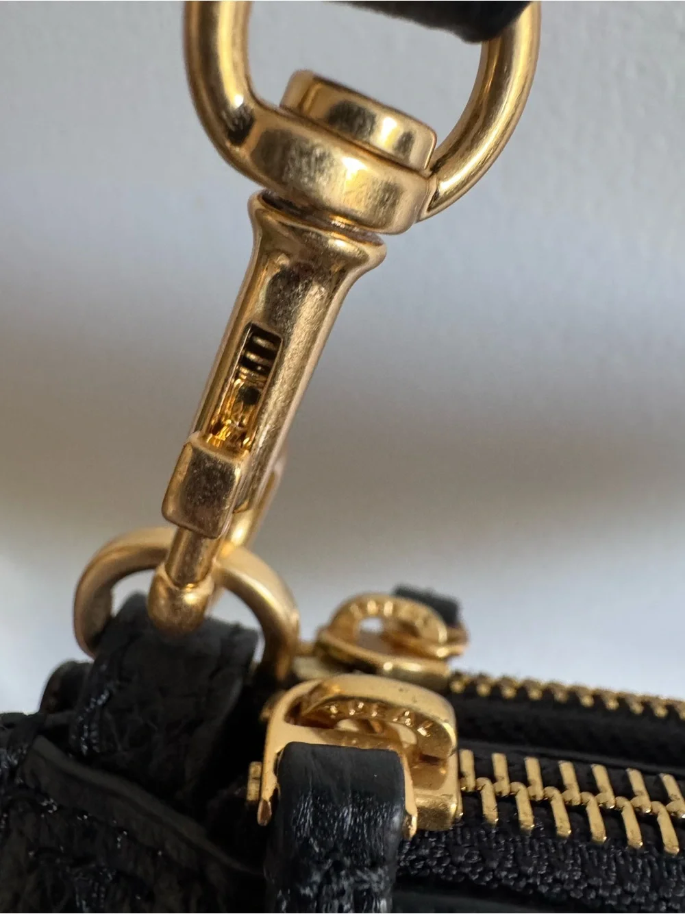 Tory Burch Black Pebbled Leather Crossbody Bag NWT